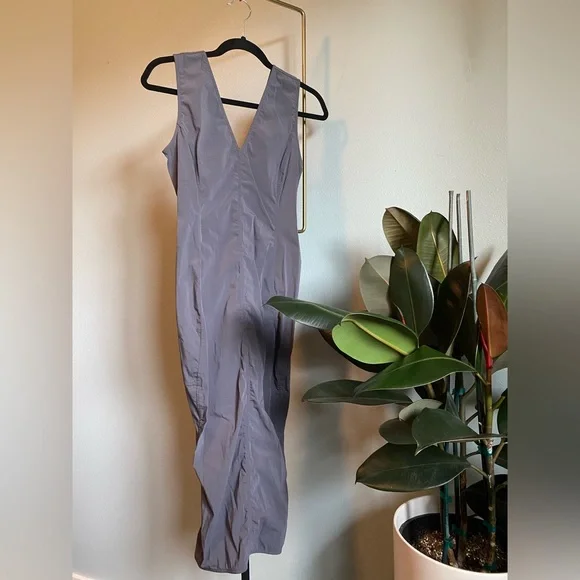 slim fit dress slacks Radiance Bustier dress in dust RICK OWENS Grigio